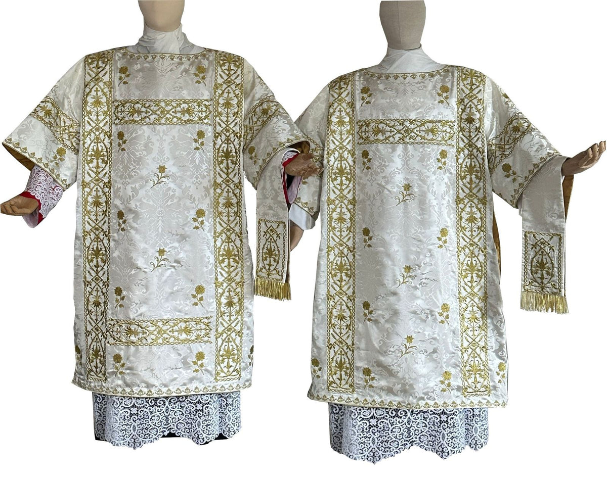 Gothic Revival Dalmatic and Tunicle – Sacra Domus Aurea